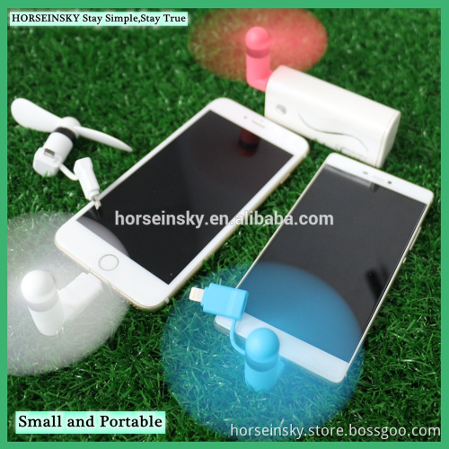 Mini USB Fan Promotional Gift Item OEM Cell Phone OTG Small and Portable